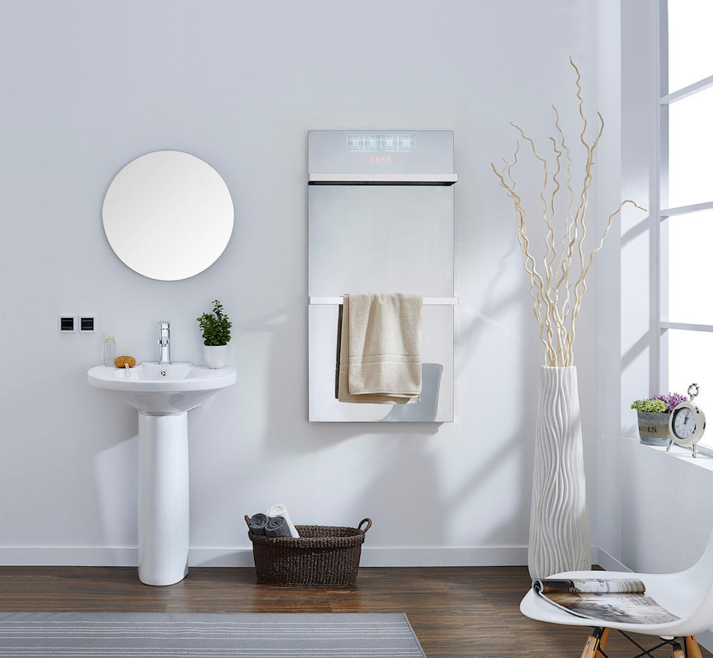Infrarot Spiegelheizung für das Badezimmer und Zuhause