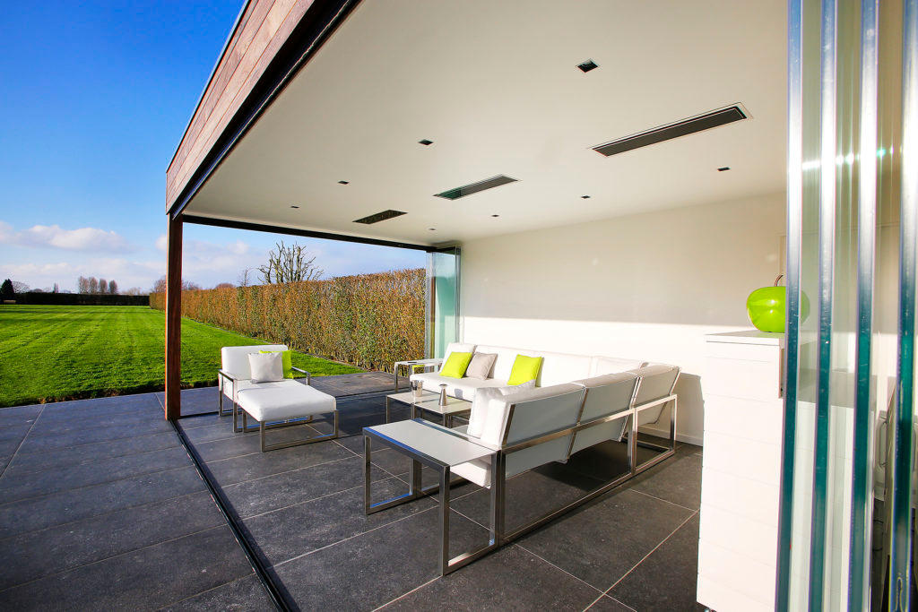 Gas-und Elektro-Heizstrahler für die Terrasse