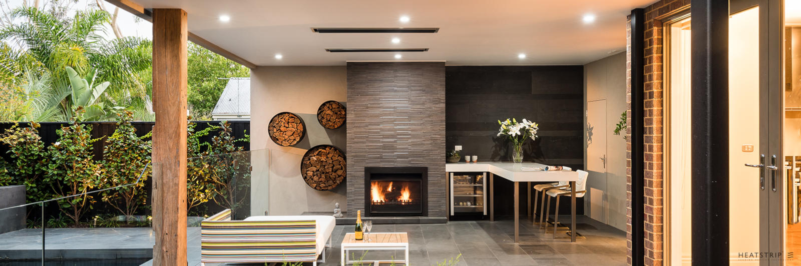 Gas-und Elektro-Heizstrahler für die Terrasse