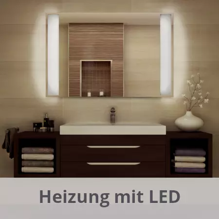 Infrarot Heizung beleuchtet