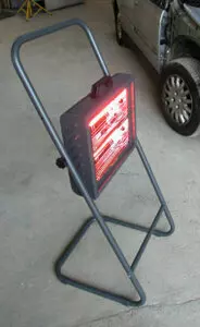 Varma Double Fire 2x1500W Standheizstrahler für Werkstatt und Industrie