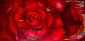 Bildheizung mit Rosen Art by Anna Amrhein