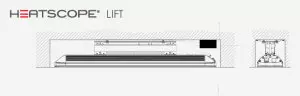 Heatscope Lift die Deckeneinbaulösung