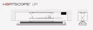 Heatscope Lift die Deckeneinbaulösung