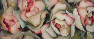 Infrarotheizung mit Rosen Art by Anna Amrhein Rosen Rosa
