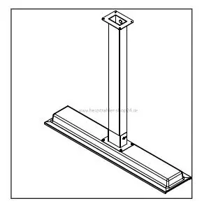 Deckenverlängerung 1200mm Platinum Electric SII