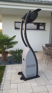 Smart Heat Portable - windanfällige Terrasse