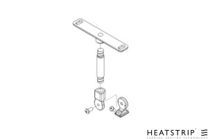 Heatstrip® Elegance Weiss Dunkelstrahler