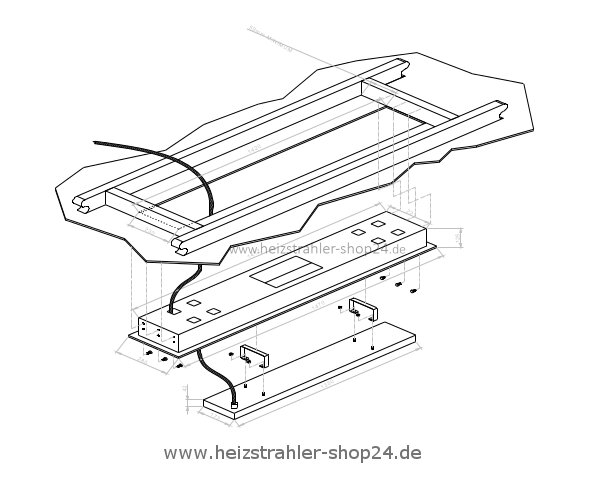 Heatstrip Elegance® Einbaurahmen