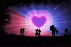 Herzmotiv Bildheizung