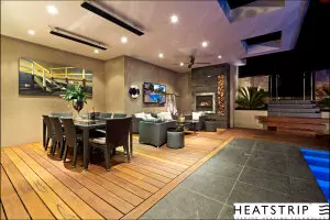 Heatstrip® Design Schwarz Dunkelstrahler