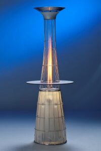 Dolcevita lightfire Gasheizstrahler von Italkero Automatik (mit Fernbedienung)-Propangas (Flasche)