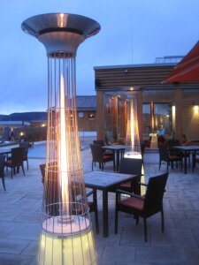 Dolcevita lightfire Gasheizstrahler von Italkero Automatik (mit Fernbedienung)-Propangas (Flasche)