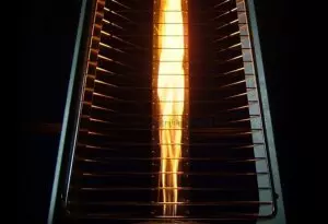 Falò® EVO Gasheizstrahler manuell-Propangas (Flasche)-Silber