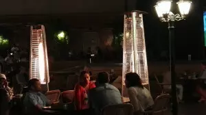 Falò® EVO Gasheizstrahler manuell-Erdgas (Leitung)-Schwarz