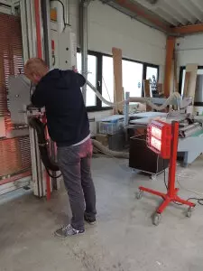 Werkstatt Heizstrahler Spotter Rolling Stone