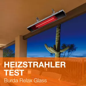 Heizstrahler Test: Relax Glass