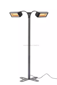 Heliosa 993 Standheizstrahler 2x1500W mit flexiblen Armen
