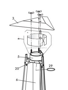 Kamin Turbo Falo Heizstrahler