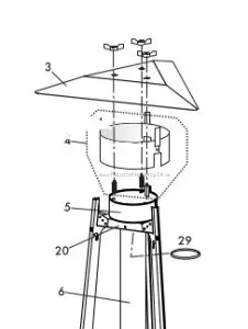 Kamin Turbo Falo Heizstrahler