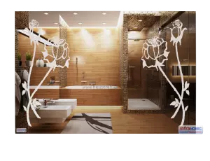 Spiegelheizung mit Logo oder Motiv