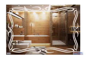 Spiegelheizung mit Logo oder Motiv