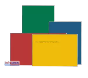 Glasheizung mit Rahmen