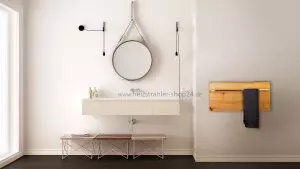 Handtuchheizung Xilo 500 H aus Holz