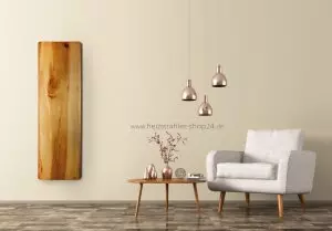 Infrarotheizung Xilo 500 aus Holz - vertikal