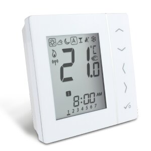 Funk-Thermostat mit Smart Home Steuerung Weiß
