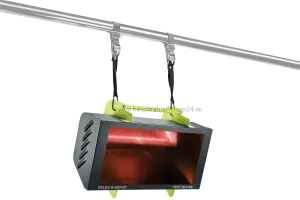 Helios Radiant Safety Glass Tent Power Heizstrahler 2000W