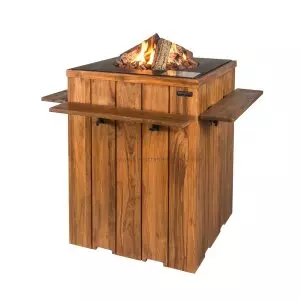 Happy Cocooning Stehtisch mit Feuer 100cm hoch