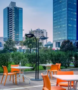 Phormalab hotdoor Design Heizstrahler Stand Doppel