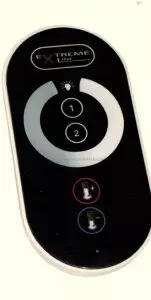 Fernbedienung 2 Kanal für BLE + Somfy Steuerung