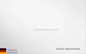 Infrarot Heizung pulverbeschichtet, fein strukturiert