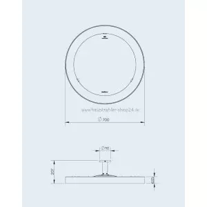 Bromic Eclipse Design Decken-HeizstrahlerI Wandheizstrahler