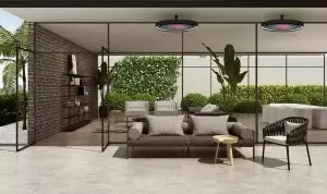 Bromic Eclipse Design Decken-HeizstrahlerI Wandheizstrahler