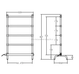 Handtuchwärmer Sole 556 Standmodell