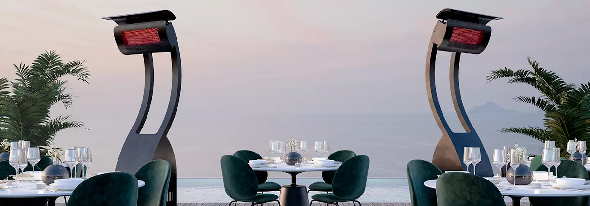 Heizstrahler für die Gastronomie